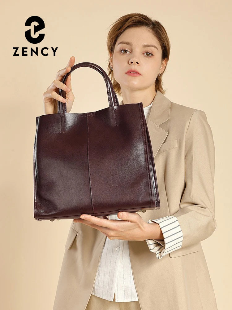 Bolsa Zency em Couro Legítimo – Shopper & Crossbody Vintage
