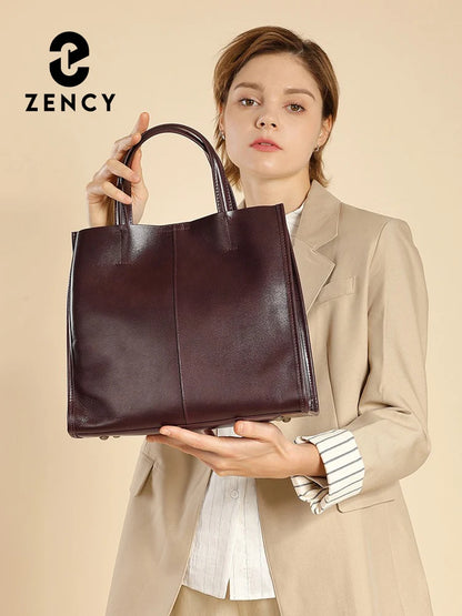 Bolsa Zency em Couro Legítimo – Shopper & Crossbody Vintage