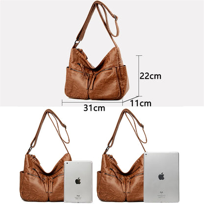 Bolsa Shoulder Couro Premium Versátil