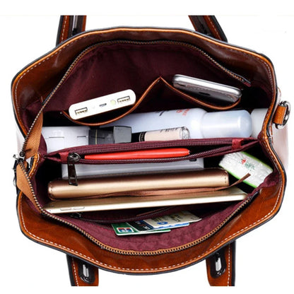 Bolsa Feminina Couro Legítimo – Top Handle, Shoulder & Crossbody