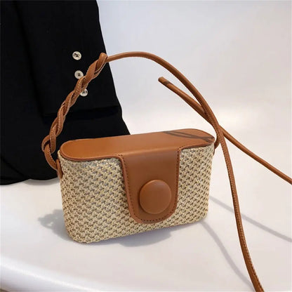 Bolsa Rattan Boho – Charme Natural e Estilo Versátil para Verão & Vida Urbana
