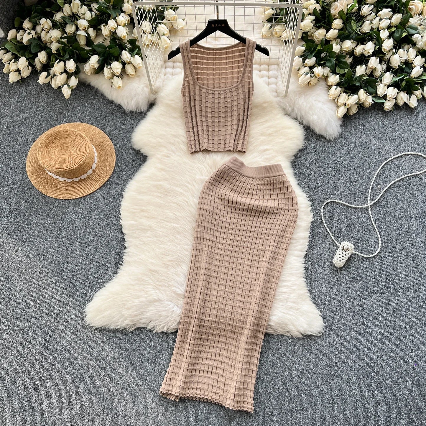 Conjunto Summer Knit – Elegância & Leveza