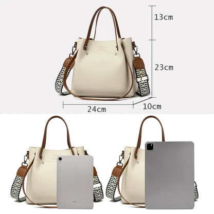 Women's Leather Bag – Large Tote/Shoulder &amp; Crossbody