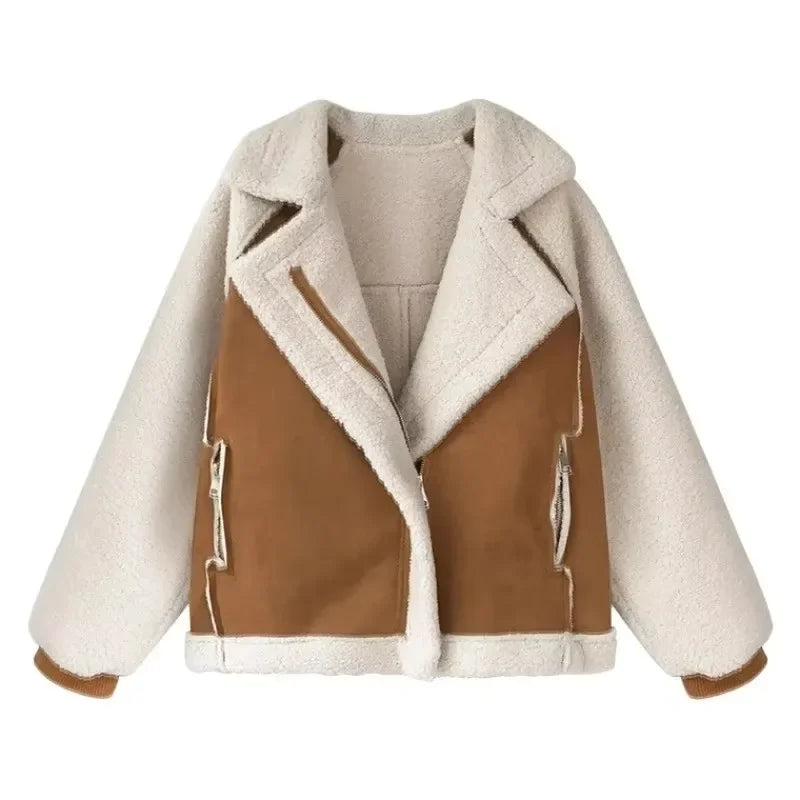 Moto Luxe Jacket – Fleece & Urban Chic Style