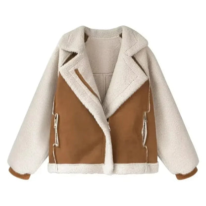 Moto Luxe Jacket – Fleece & Urban Chic Style