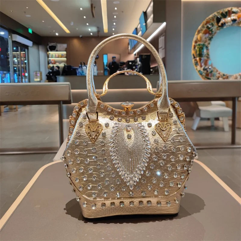 Bolsa Bucket de Couro Luxury – Grande Capacidade Feminina