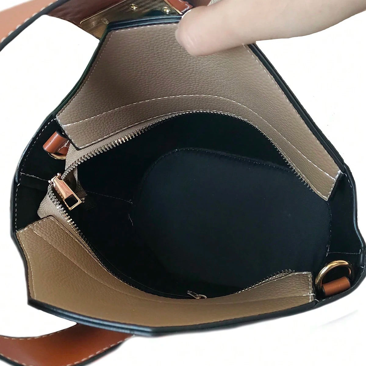 Contrast Color Women's Bag – Versatile Crossbody &amp; Shoulder