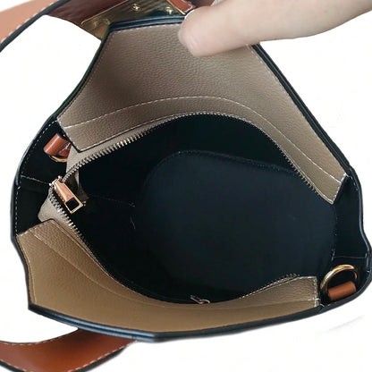 Contrast Color Women's Bag – Versatile Crossbody &amp; Shoulder