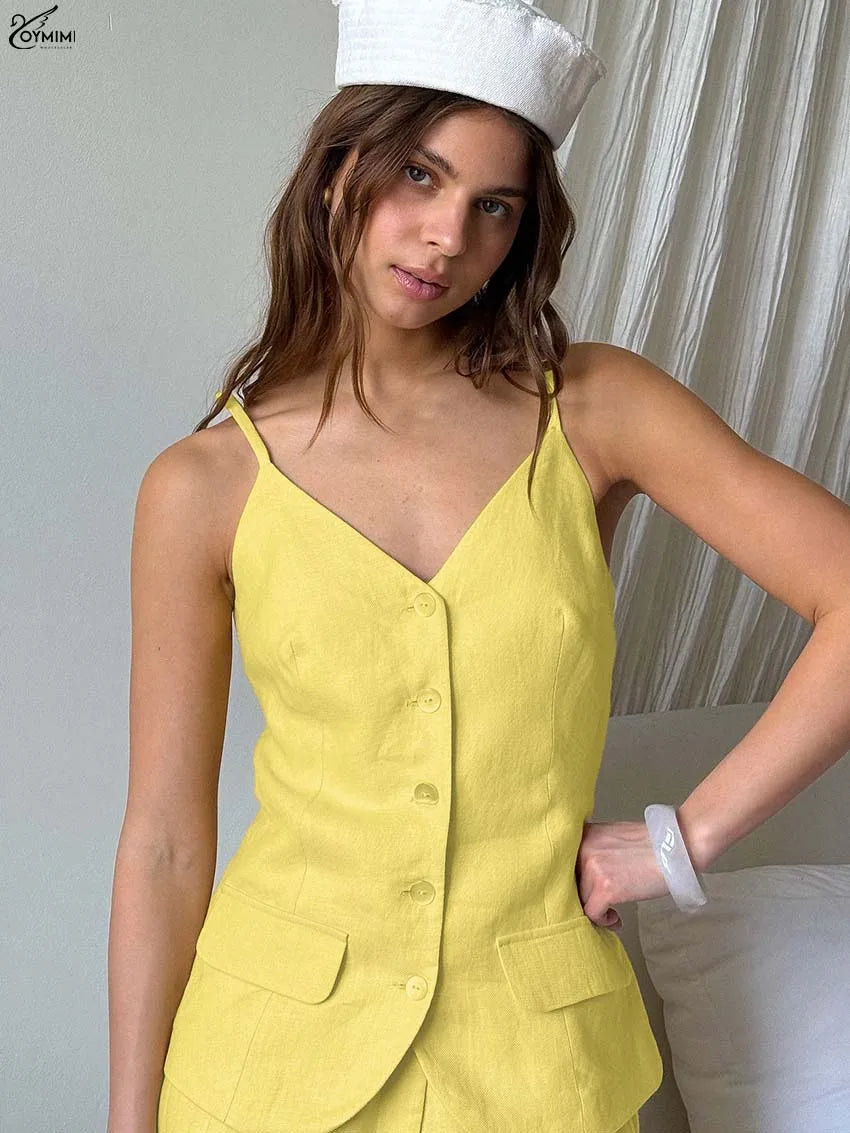 Conjunto Elegant Yellow – Algodão Premium