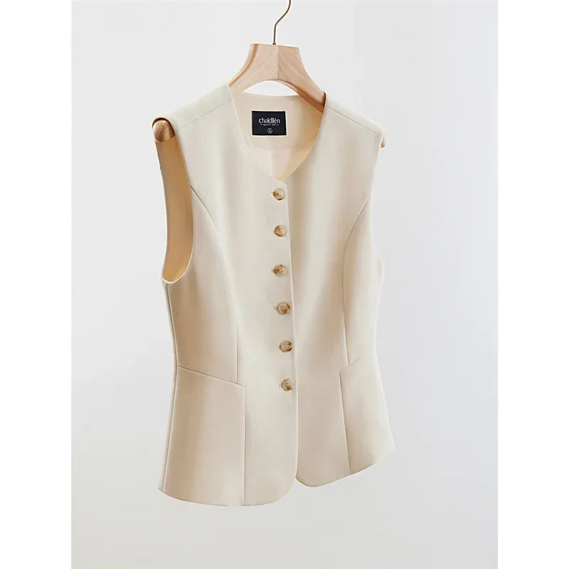 Colete Versatile Chic – Minimalismo & Estilo