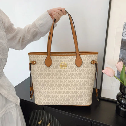 Bolsa Feminina Tote Couro Luxo – Alça de Ombro Vintage Minimalista