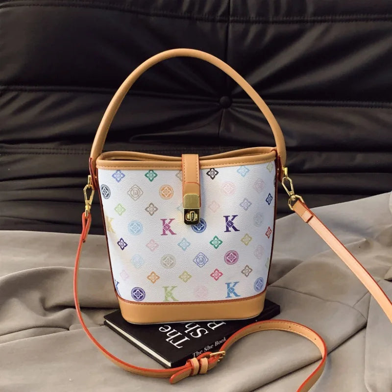 Bucket Bag Feminina Luxury 2025 – Versátil Ombro/Transversal