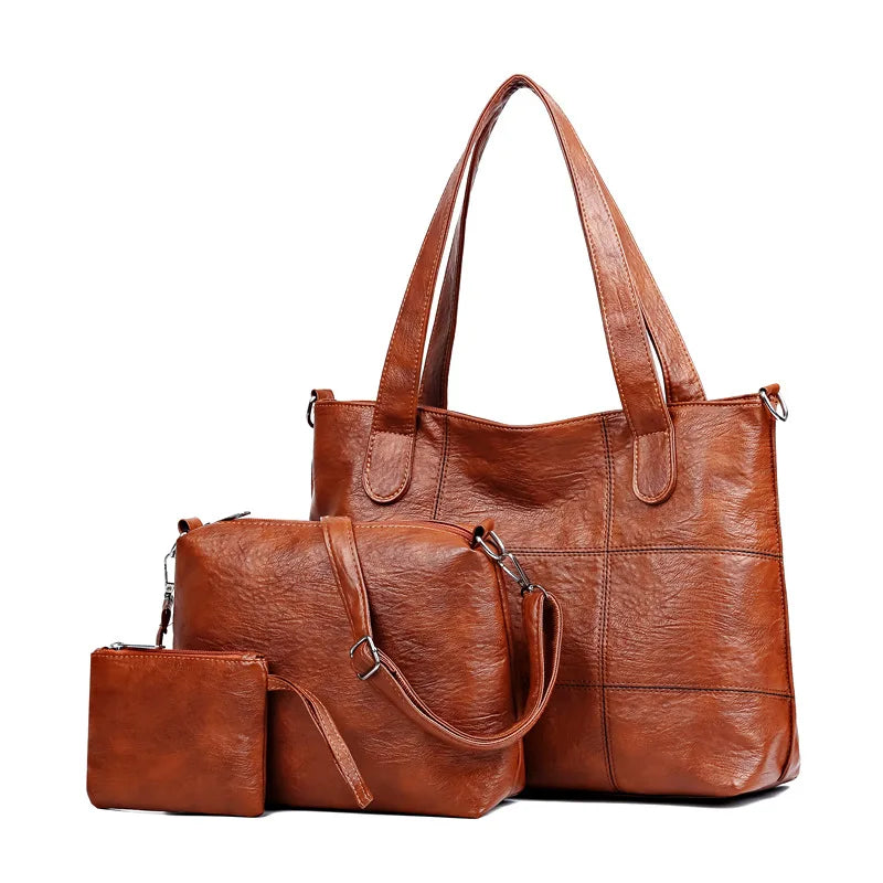 Bolsa Tote PU Luxo – Espaço e Elegância para o Dia a Dia