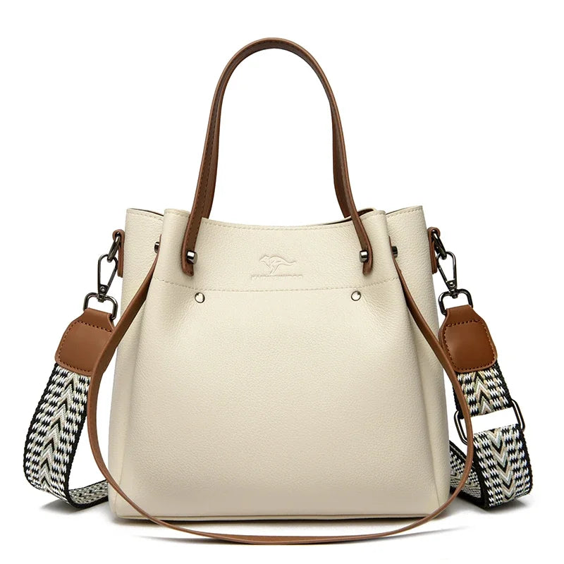 Women's Leather Bag – Large Tote/Shoulder &amp; Crossbody