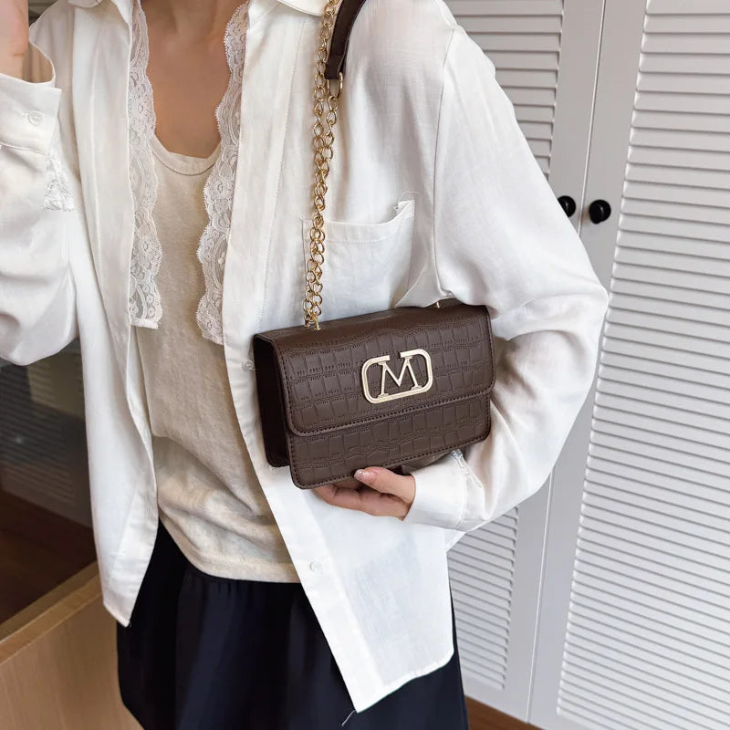 Bolsa Shoulder Minimalista Square Luxo