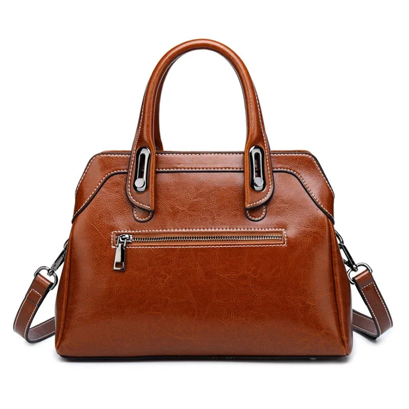 Bolsa Feminina Couro Legítimo – Top Handle, Shoulder & Crossbody