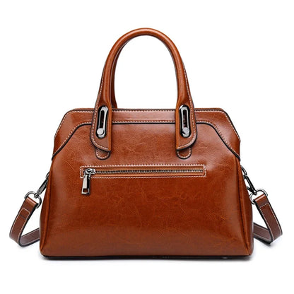 Bolsa Feminina Couro Legítimo – Top Handle, Shoulder & Crossbody