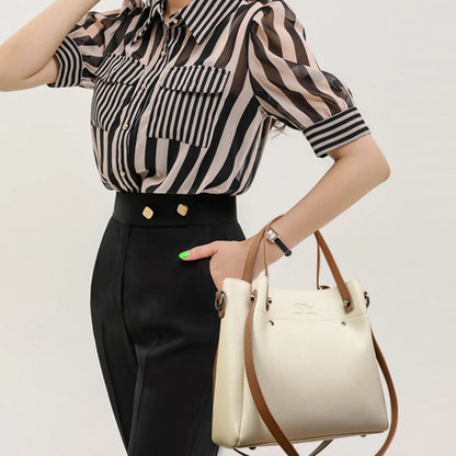 Women's Leather Bag – Large Tote/Shoulder &amp; Crossbody