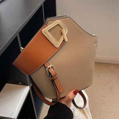 Contrast Color Women's Bag – Versatile Crossbody &amp; Shoulder