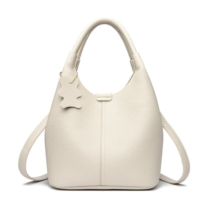 Bolsa Bucket Soft Leather Versátil