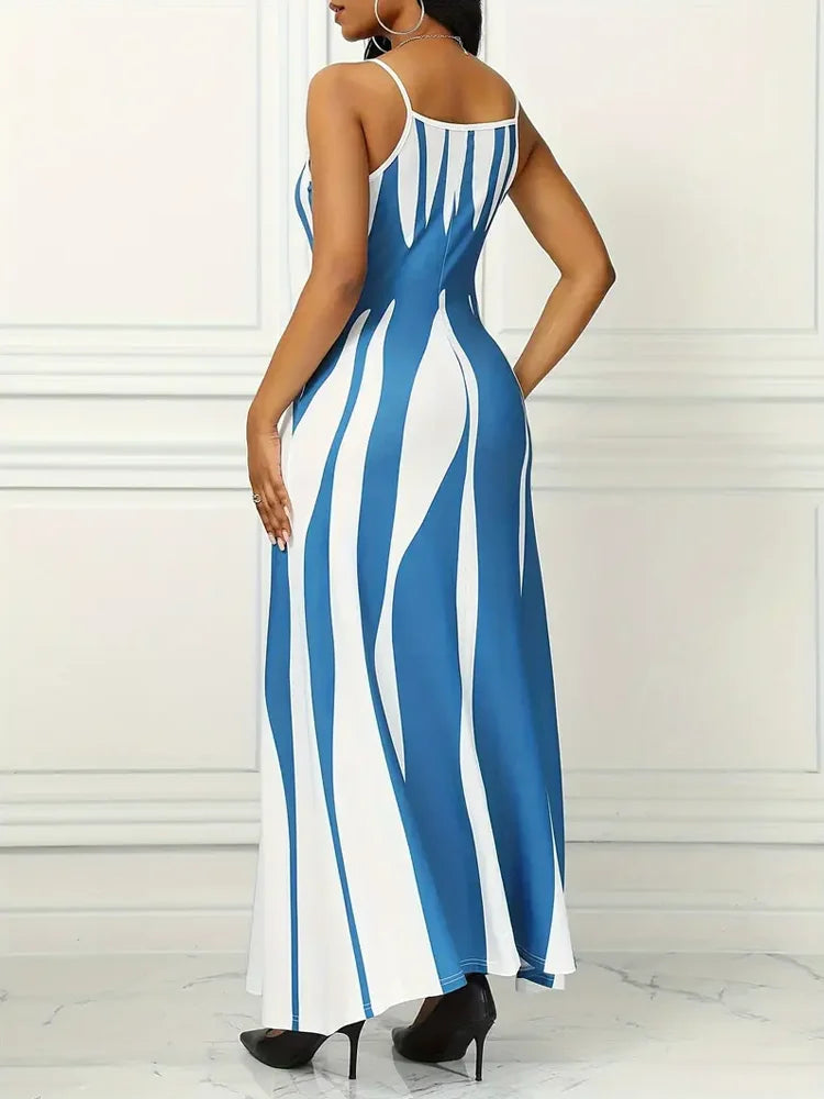Vestido Abstract Maxi – Arte & Leveza