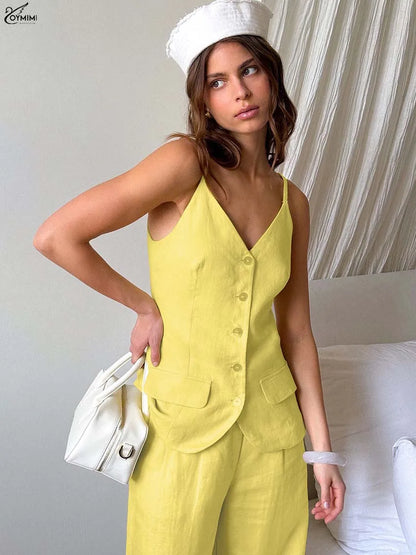 Conjunto Elegant Yellow – Algodão Premium