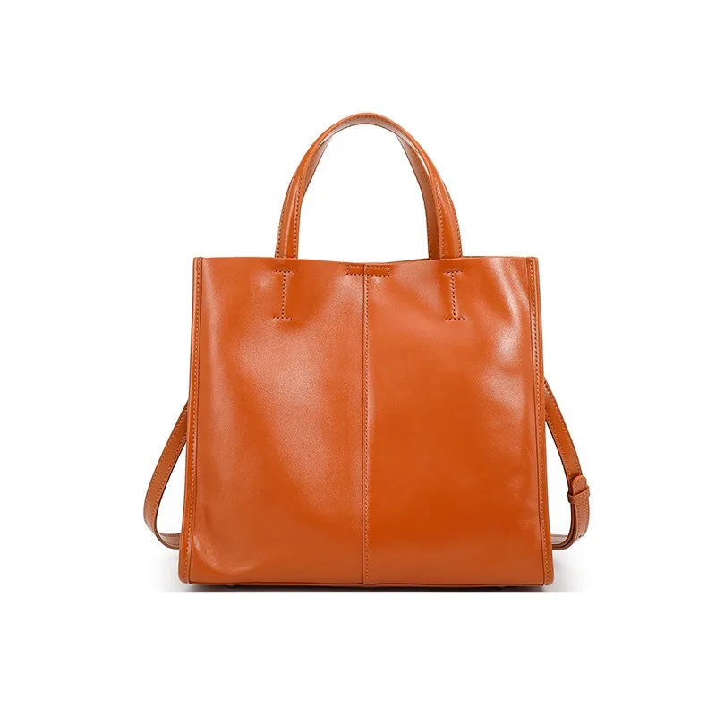 Bolsa Zency em Couro Legítimo – Shopper & Crossbody Vintage