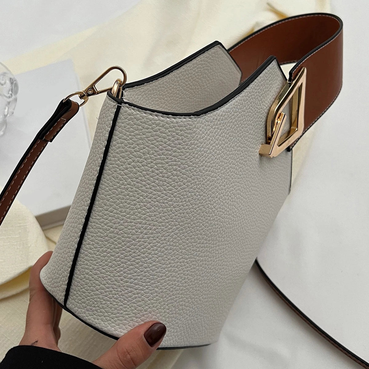 Contrast Color Women's Bag – Versatile Crossbody &amp; Shoulder