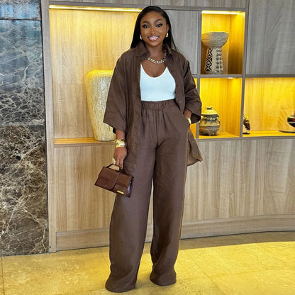 Conjunto Linen Elegance – Sofisticação Natural