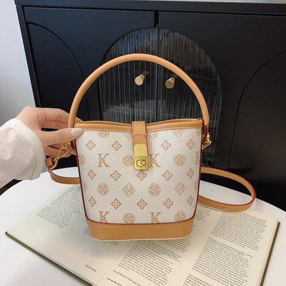 Bucket Bag Feminina Luxury 2025 – Versátil Ombro/Transversal