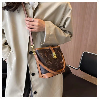 Bolsa Bucket Estampada “Autumn” – Versátil Dia & Noite