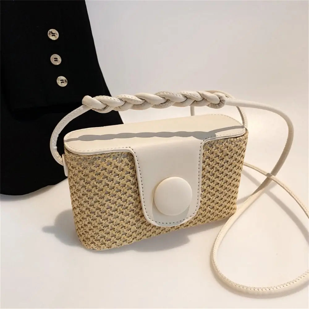 Bolsa Rattan Boho – Charme Natural e Estilo Versátil para Verão & Vida Urbana