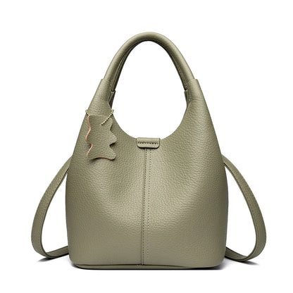 Bolsa Bucket Soft Leather Versátil