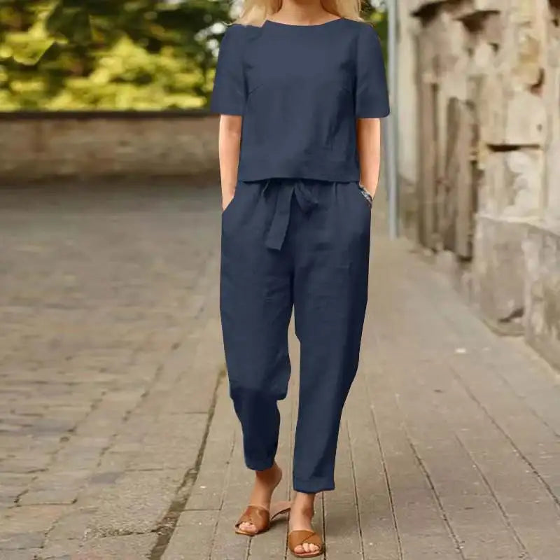 Linen & Cotton Set – Natural Elegance for Light Days