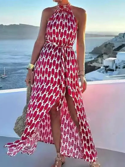 Vestido Halter Summer – Elegância & Liberdade