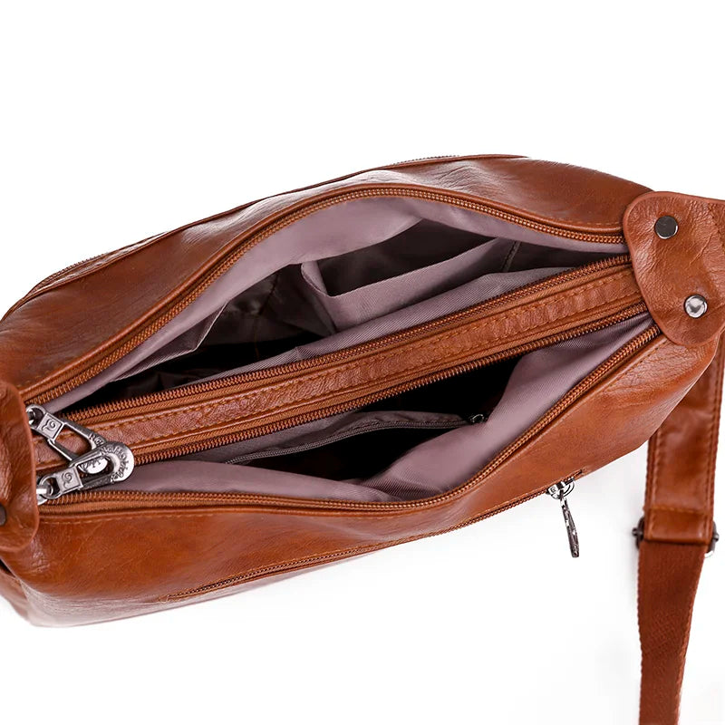 Bolsa Shoulder Couro Premium Versátil