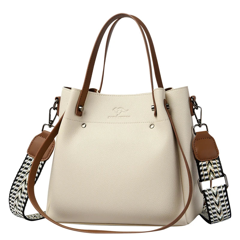 Women's Leather Bag – Large Tote/Shoulder &amp; Crossbody