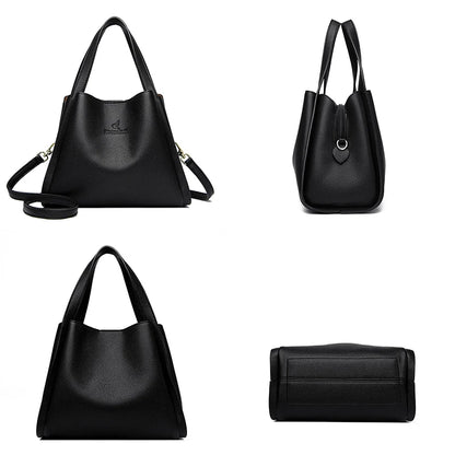 Bolsa Feminina Couro  – Grande Capacidade Tote & Crossbody