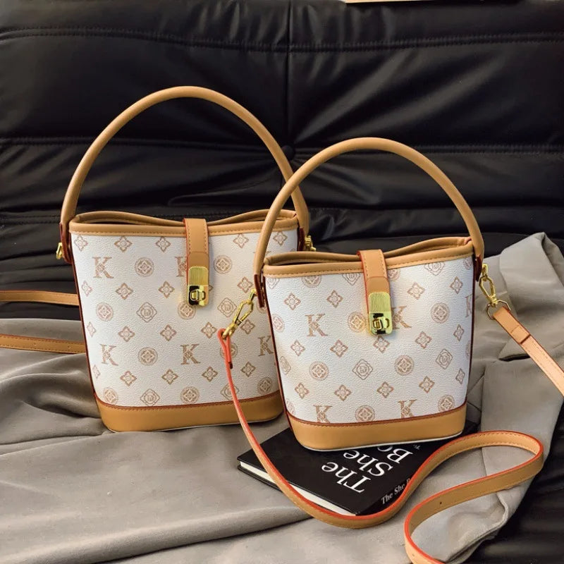 Bucket Bag Feminina Luxury 2025 – Versátil Ombro/Transversal