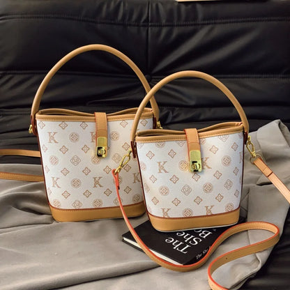 Bucket Bag Feminina Luxury 2025 – Versátil Ombro/Transversal