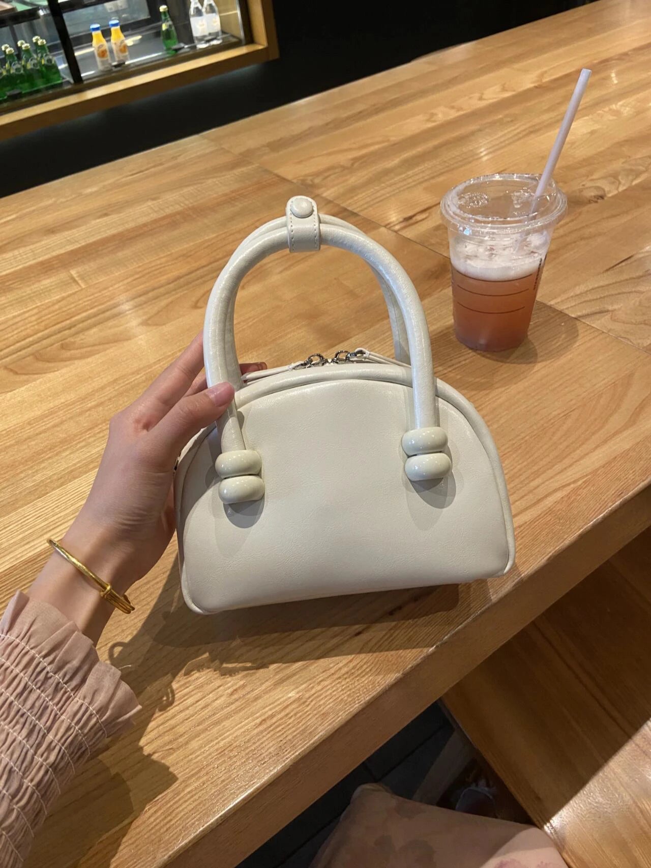 Bolsa Feminina Boston Vermelha 2024 – Tote/Transversal Estilo Unissex com Design Retro