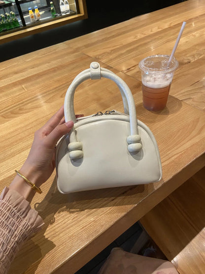 Bolsa Feminina Boston Vermelha 2024 – Tote/Transversal Estilo Unissex com Design Retro