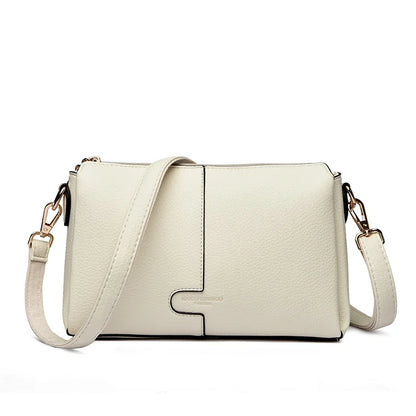 Bolsa Feminina de Couro Legítimo – Designer Luxury Shoulder & Crossbody
