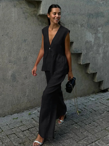 Conjunto Summer Chic – Linho & Lã Leve