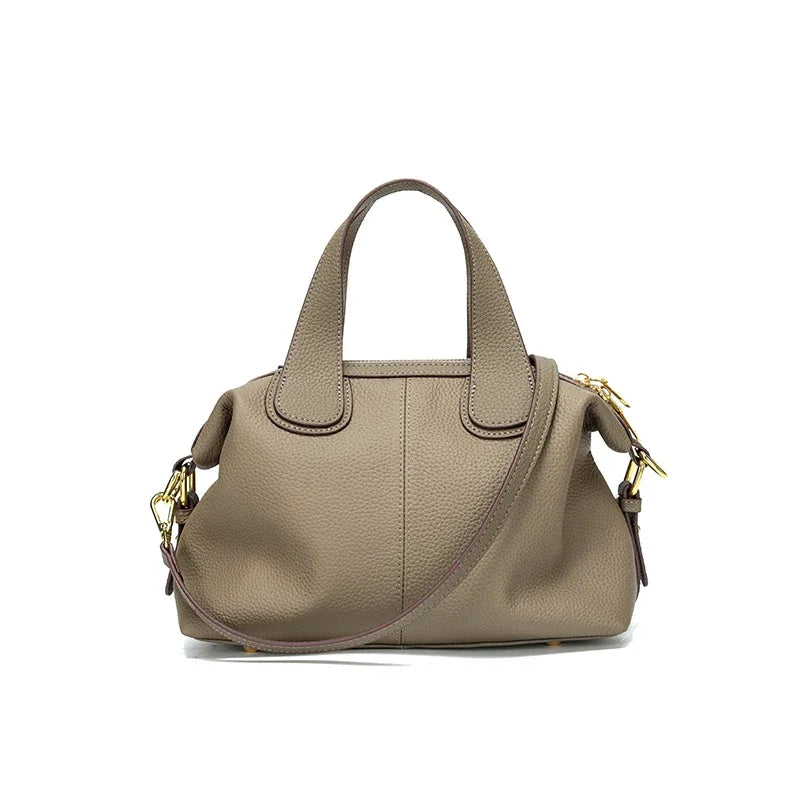 Women's Genuine Leather Handbag – Vintage Crossbody &amp; Shoulder Bag