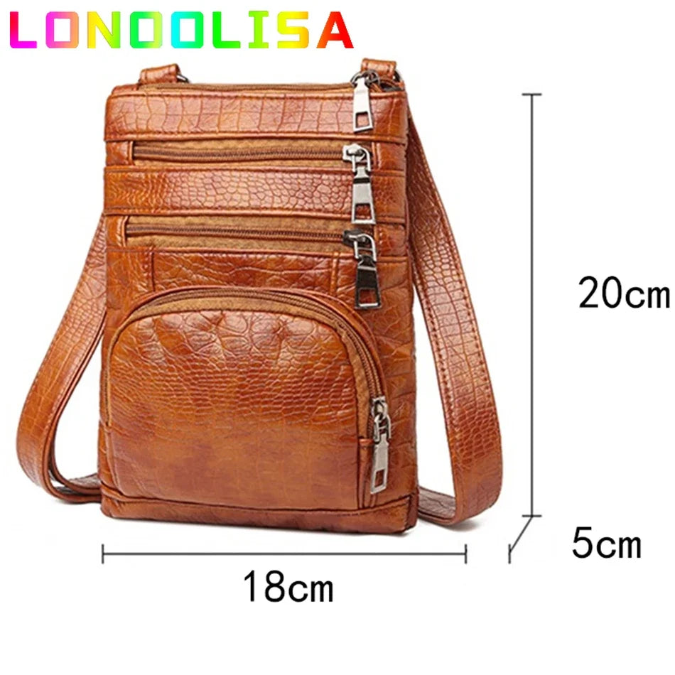 Bolsa Feminina “Many Pockets” – Flap Retrô com Múltiplos Bolsos & Alça Ombro/Transversal