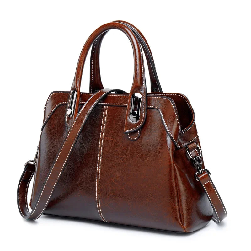 Bolsa Feminina Couro Legítimo – Top Handle, Shoulder & Crossbody