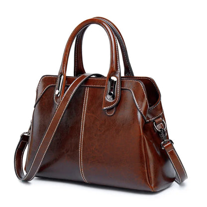 Bolsa Feminina Couro Legítimo – Top Handle, Shoulder & Crossbody