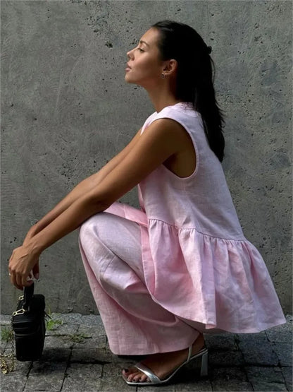 Conjunto Summer Chic – Linho & Lã Leve