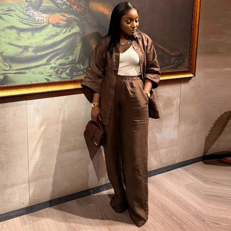 Conjunto Linen Elegance – Sofisticação Natural